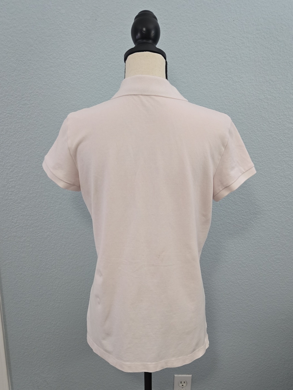 LILLY PULITZER Island Polo Light Pink Short Sleeve Polo Embroidered Palm LARGE - Picture 6 of 10